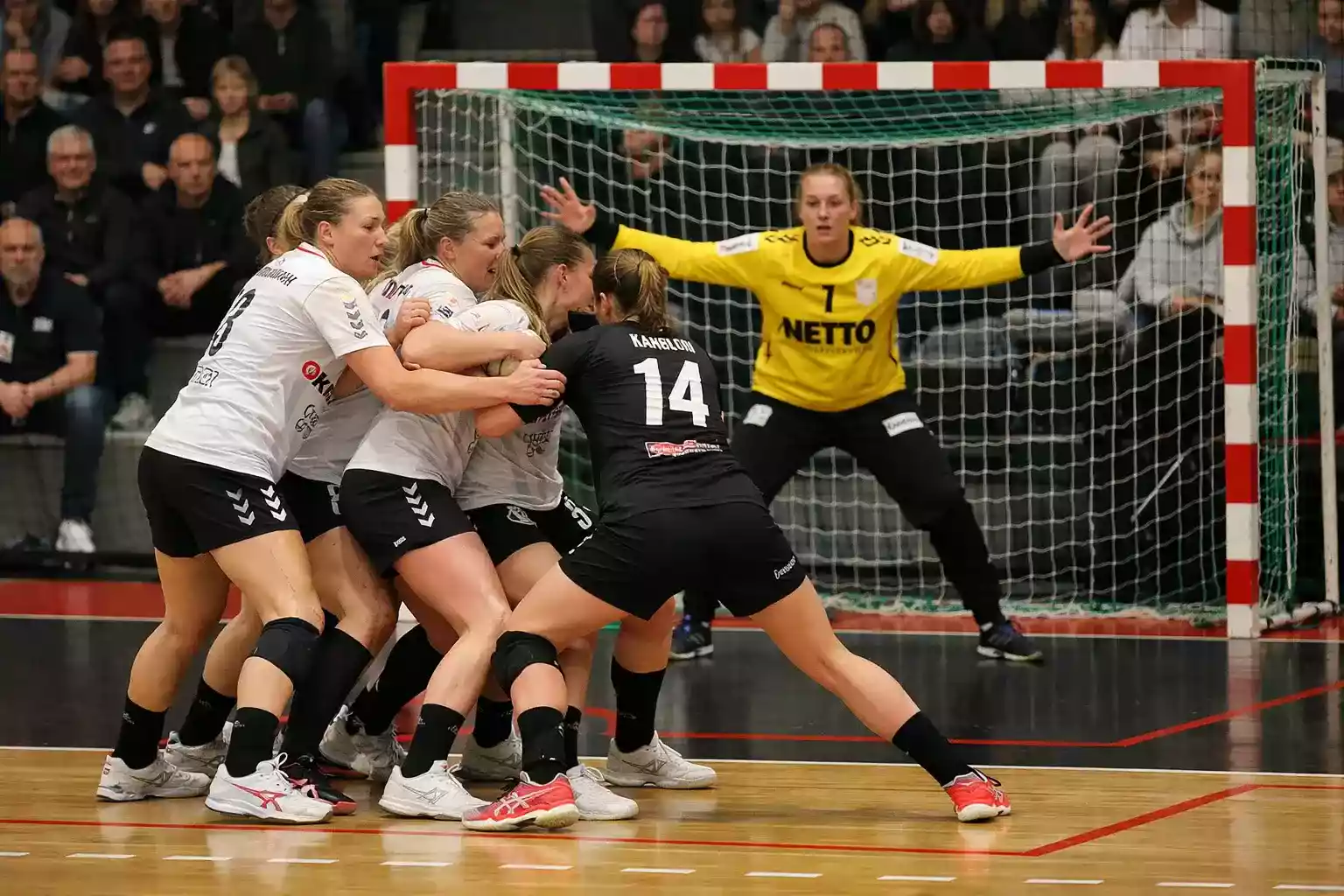Kvindeligaen klubkamp - to hold i duel under en dramatisk ligakamp i dansk håndbold